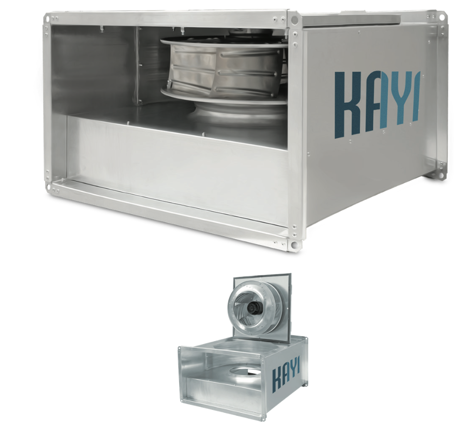 REC - Prizmatik Kanal Tipi Radyal Fan