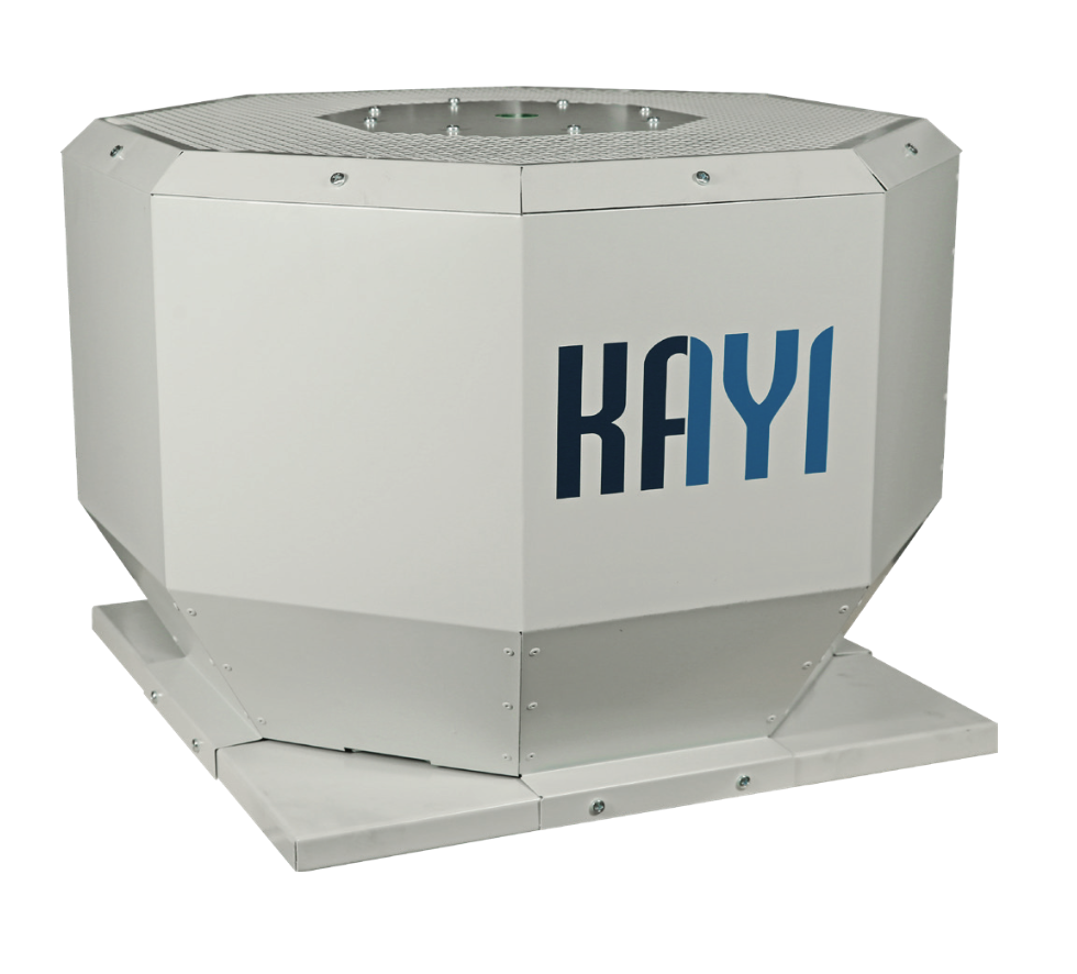 DRADIK - Dıştan Motorlu Çatı Tipi Dikey Atışlı Radyal Fan