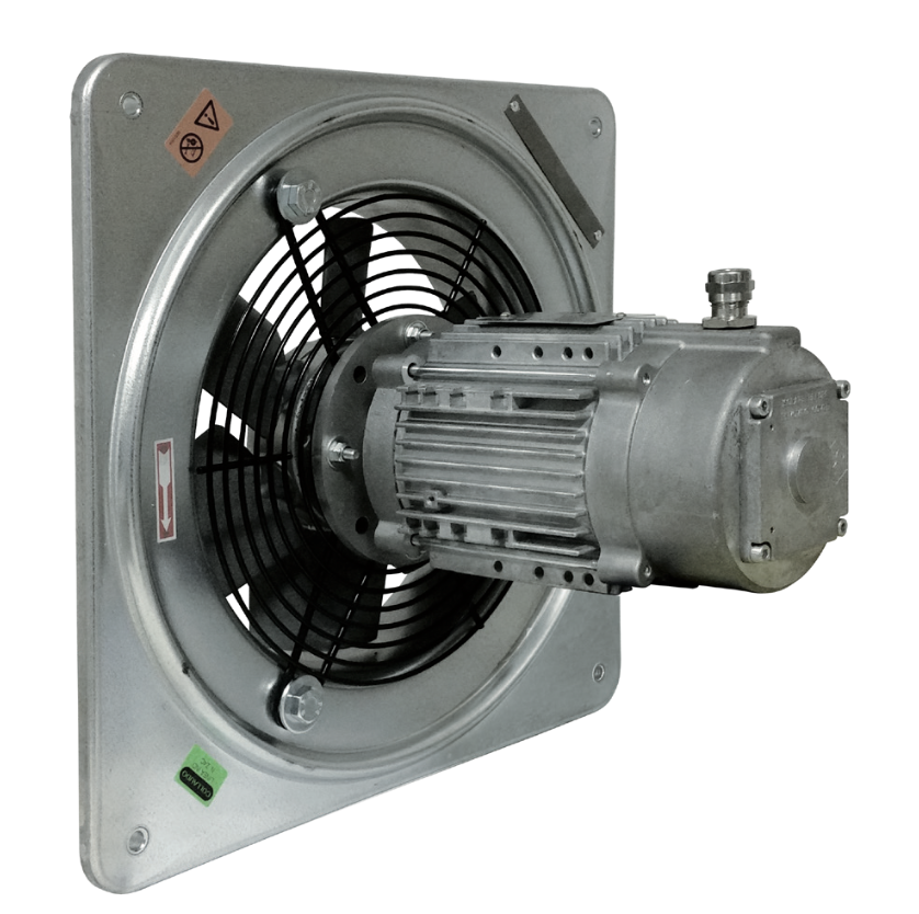 QCM-ATX - Duvar Tipi Aksiyel ATEX Fan